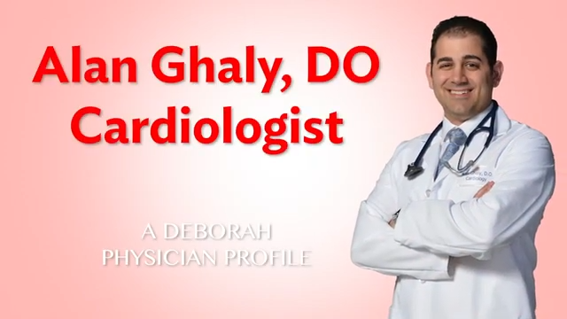 video intro that says Meet Cardiologist Alan Ghaly, DO