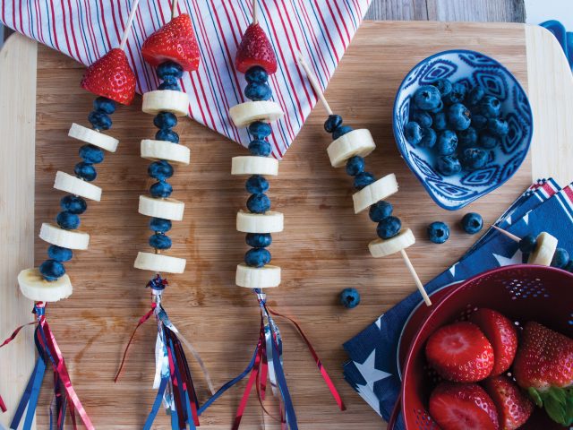 Fruit Rocket Kebabs