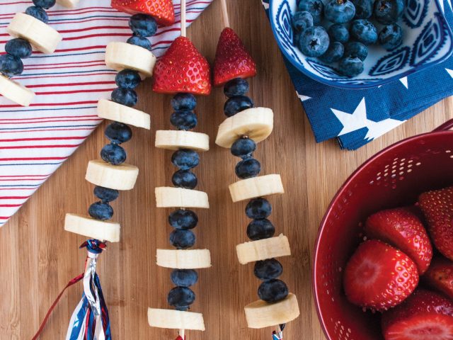 Fruit Rocket Kebabs