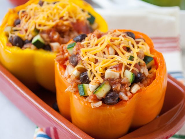 Vegetarian Stuffed Peppers