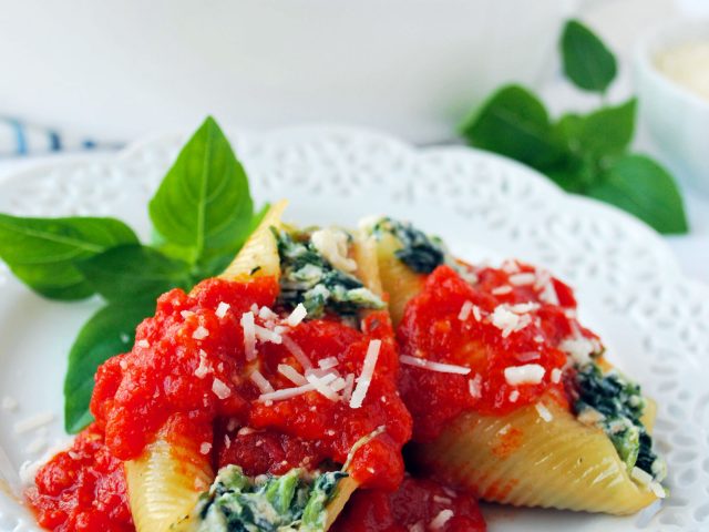 Spinach Stuffed Shells