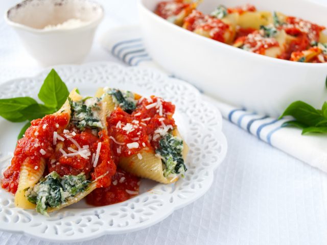 Spinach Stuffed Shells