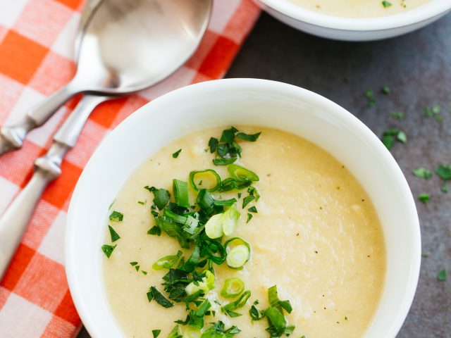 Cauliflower and Leek Soup