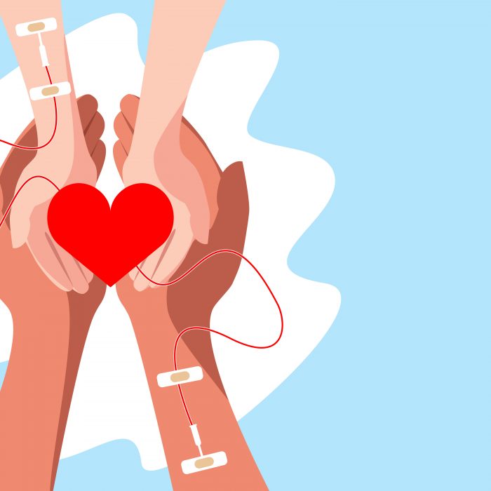 patient hands and heart