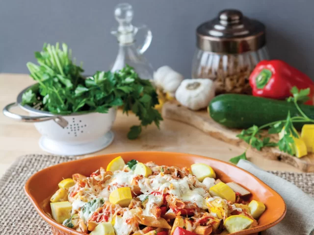 Vegetable Baked Ziti