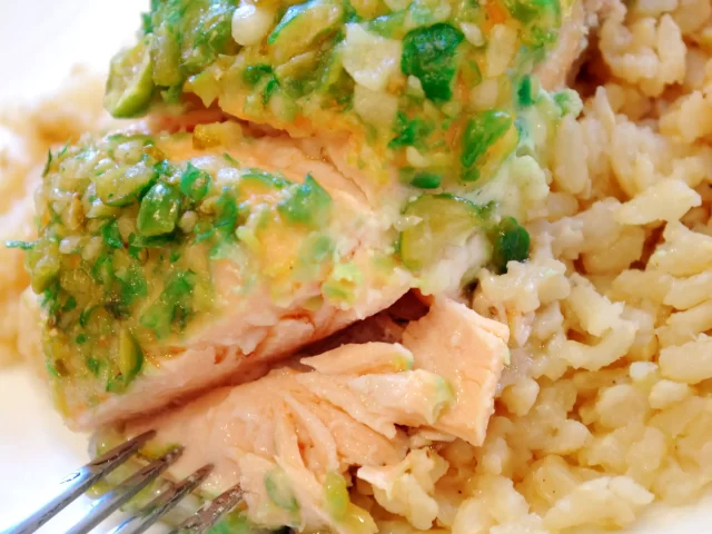 Wasabi Pea Salmon