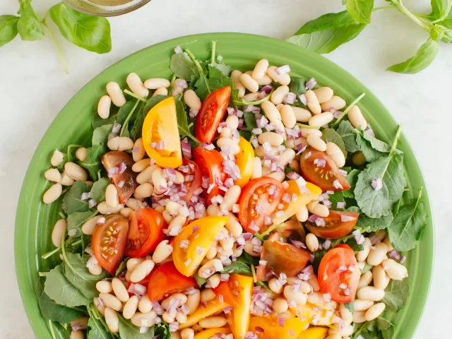 Kale, White Bean and Tomato Salad