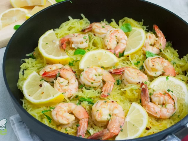 Shrimp Spaghetti Squash