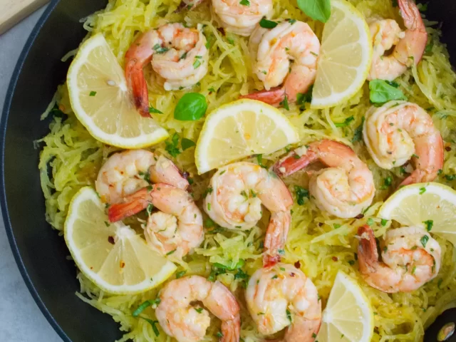 Shrimp Spaghetti Squash