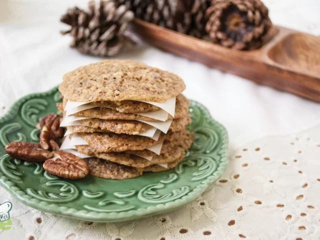 Pecan Lace Cookies
