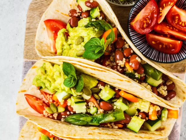 Asparagus Bean Tacos