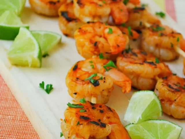 Grilled Lime Shrimp