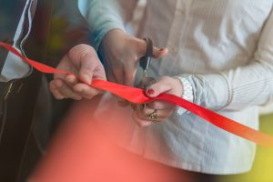 Ribbon cutting